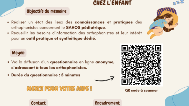 Questionnaire SAHOS (Syndrome d’Apnées-Hypopnées Obstructives du Sommeil)